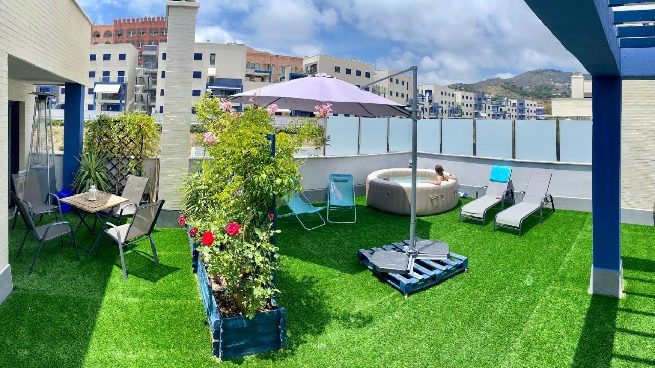 Atico 90M De Terraza, Jacuzzi Privado Y Cargador De Coche Electrico En Cabria, Almuñécar Buitenkant foto
