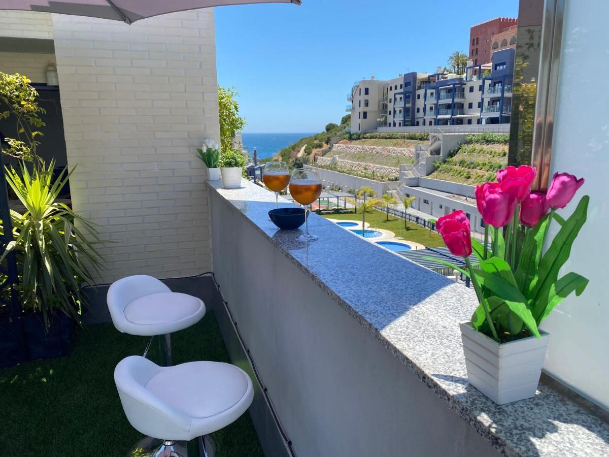 Atico 90M De Terraza, Jacuzzi Privado Y Cargador De Coche Electrico En Cabria, Almuñécar Buitenkant foto