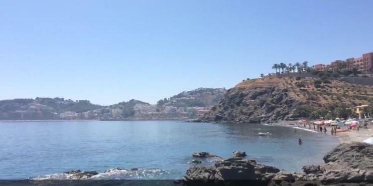 Atico 90M De Terraza, Jacuzzi Privado Y Cargador De Coche Electrico En Cabria, Almuñécar Buitenkant foto